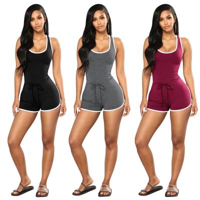 China Anti-pilling Tank 2PCS Crop Tops And Running Shorts Yoga Bodycon Equipment Sport Gym Clothes Overalls For Women for sale