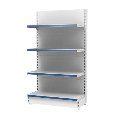 China Single Sided Steel Bracket Europe Tego Supermarket Shelf Display Rack for sale