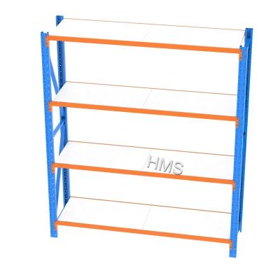 China Corrosion Protection 400kgs Capacity Industrial Shelving Rack With Steel Shelves for sale