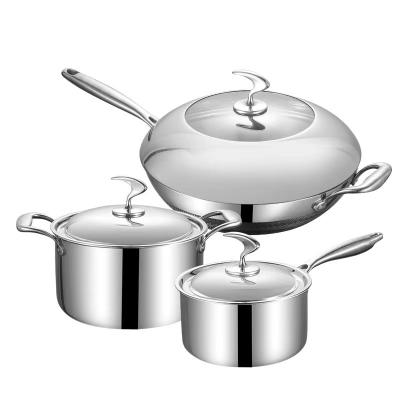 China Non Stick Sustainable Cooking Accessories Panci De Dessini Cookware Kitchen Utensils Set Kichen for sale