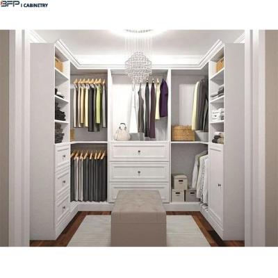 China (Other) BEP Adjustable High End Step In Clothes Cabinet Wardrobe New Design for sale