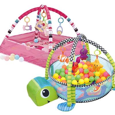 China Hot Sale Non-Toxic Infant Indoor Fenced Play Mat Baby Play Mat Newborn Baby Activity Gyms for sale