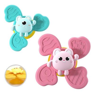 China Hot Selling Bpa Free Food Grade Toy Suction Cup Spinning Stirs On Fingertip Spinnings Toy Stress Relief Learner Toys For Toddler for sale