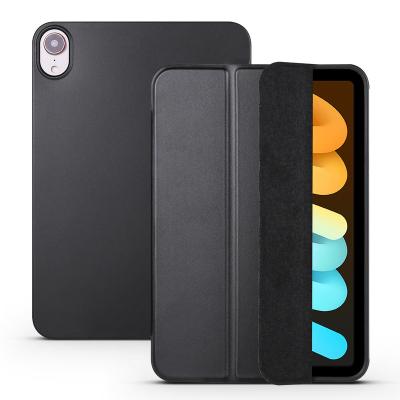 China Fanshion Flexible Slim Triple Silicon TPU Stand Case For iPad Mini 6 Smart Cover Soft Shell for sale