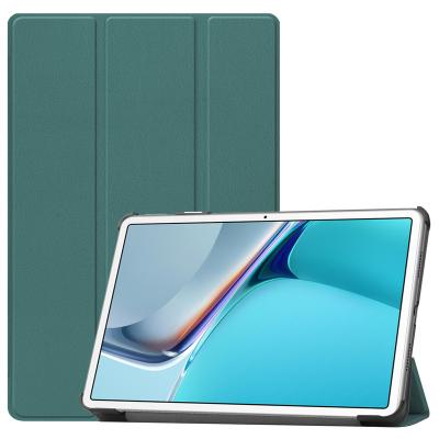 China Ultra Thin Triple Slim Stand Case Leather Cover For Huawei MatePad 11 Tablet Shell for sale