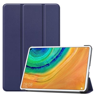 China Triple Slim Stand Flip Case Ultra Thin Magnet Leather Cover For Huawei MatePad pro 10.8 2021/2019 Full Body Hard Shell Protector for sale