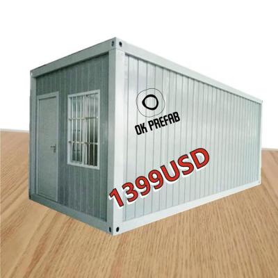 China Modern Luxury Portable Prefab Prefab Easy Build Travelman Small Tiny Shipping Container House Kit for sale