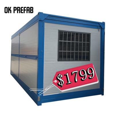 China Flat China Prefab Folding House Philippines Low Cost Van Price Container for sale