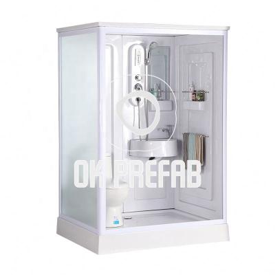 China Modern Portable Swivel Swivel Boiling Water Bath Screen Seat Tray Shower Door Enclosure Box Cabin Bathroom Room for sale