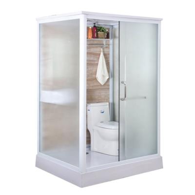 China Modern Bathroom Set Acrylic Steam Decoration Strip Shower Room Portable Prefab Fiberglass Cabinet Tempered Glass Clear Sliding » for sale