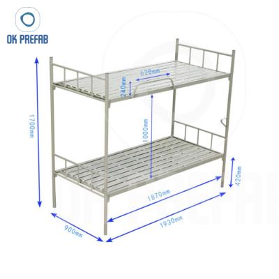 China Cheap Price Adjustable Durable Economic Adjustable Kids Bunk Bed Foldable Home Bunk Bed for sale