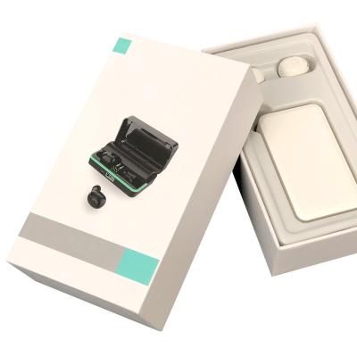 China Recycled Materials Earphone Packaging Box Electronic Products Cover Box Earphone Watch Packaging Paper Color Gift Box for sale