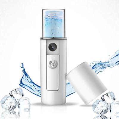 China Water Treatment DEEP CLEANING Portable Facial Nano Handheld Nano Spray Mini And Ion Steamer for sale