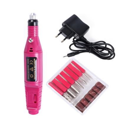 China Plastic Professional Portable Nail Drill Electric Manicure Cutter Set Gel Polish Removal Tool for sale