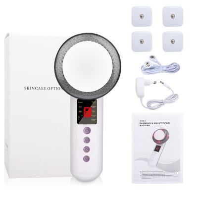 China Wholesale Portable 6 in 1 LED Electric Ultrasonic Weight Loss Burner Handheld Massager Wholesale for sale