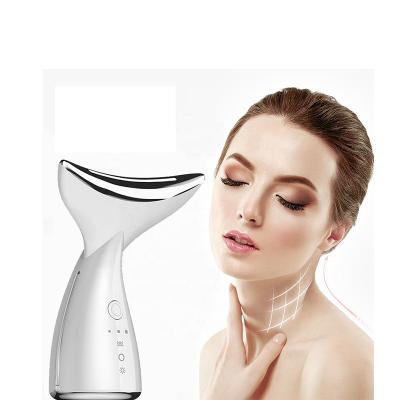 China Hot Selling High Frequency Wrinkle Remover Safety Face Neck Anti Wrinkle Firming Led Phototherapy Massager for sale