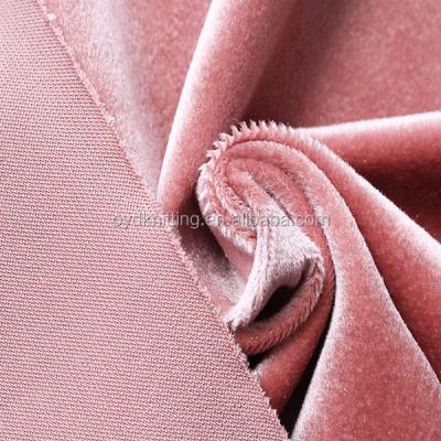 China Other Other Factory Polyester Microfiber Italy Velvet Glossy Curtain Sofa Fabric To Turkey /Morocco/Egypt for sale