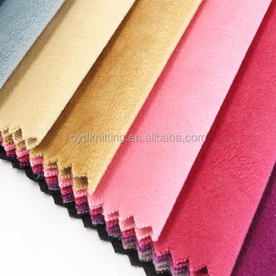 China 100% Polyester 100% Polyester Microfiber Velvet Upholstery Fabric 100% To Pakistan Market for sale