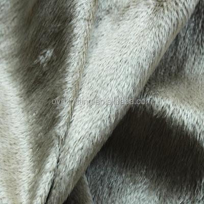 China Other Other 100% Polyester 150GSM/160GSM Cushions 2.5mm Plush Fabric/U Shape Shiny Velboa Fabric for sale