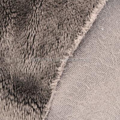 China 290gsm 5mm Use And Use And Polyester Faux Fur Fleece Garment Anti-Static 100% Fur Fabric for sale