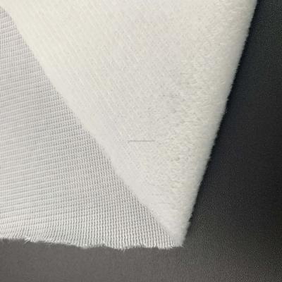 China 1mm 140gsm 300cm Waterproof Wide Width Raw White Brushed Velvet Fabric For Bed Sheet Sublimation Printing for sale