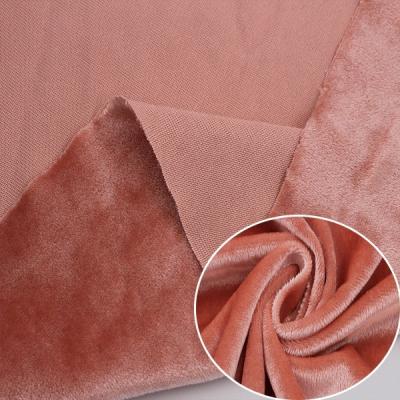 China Other Italy Other Cheap Colored Velvet 100% Polyester For Sofa Covers And Home Textile for sale