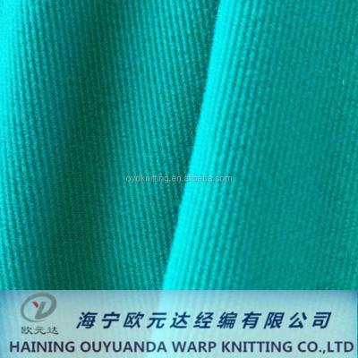 China Polyester Anti-Static Knit Customrzed Width Anti-Static Warp Knitted 100% Striped Velvet / Striation Upholstery Fabric For Garment / Sofa / Home Textile for sale