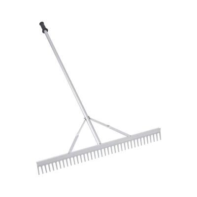 China Garden Rake Lightweight Aluminum Landscape Rake Tool For Lake Garden Pond Beach Landscaping With Extension Pole 36