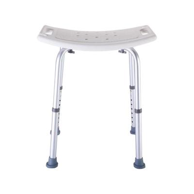 China Adjustable Mid Century Bath Shower Seat Bath Stool Medical Bathroom Chair for sale