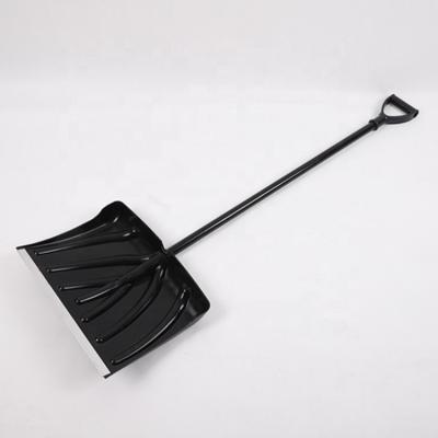 China Snow Shovel High Quality Winter Tools 18 Inch Outdoor Plastic Snow Shovel Removal With Steel Handle for sale