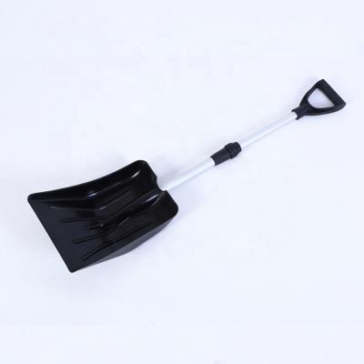 China Factory wholesale high quality plastic shovel snow shovel portable snow shovel car snow shovel with telescopic aluminum handle for sale