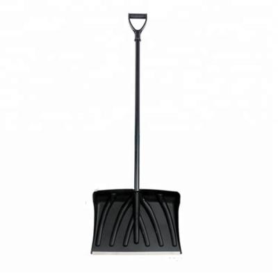 China Eco - Friendly Double Handle Snow Shovel Long Push Handle for sale