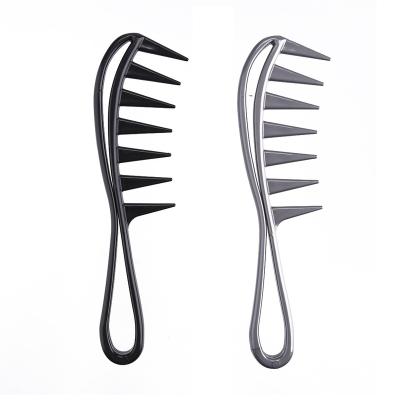 China Wide Tooth Comb To Prevent Knotting Plastic Shark Wide Tooth Detangler Hair Salon Hairdressing Comb Curly Massage For Hair Styling Tool For Curly Hair for sale