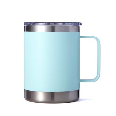 China Hot Vendor Stainless Steel Travel Tumbler 16oz Coffee Mug Wine Cup Disposable Coffee Mug With Handle for sale