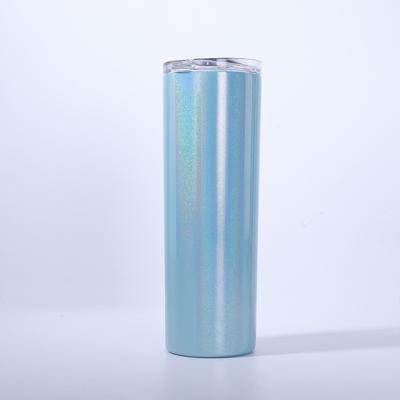 China Sustainable Hot Sale Customized Stainless Cafe Double Wall With Straw Steel Tumbler for sale