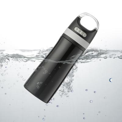 China PORTABLE Sealable Lids Vacuum Stainless Steel Smart Tumblers Water Bottle With Handle for sale