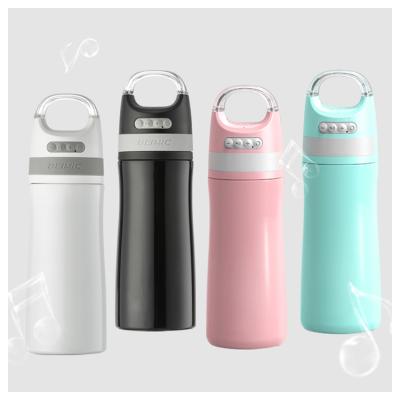 China Durable Exit Door Carry On Portable Vacuum Insulated Smart Music Stainless Steel Tumbler for sale