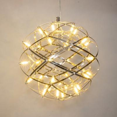 China Modern Minimalist Style Firework Sparkle Ceiling Lamp Round Nordic Decorative Art Chandelier Hall Light Chandeliers for sale