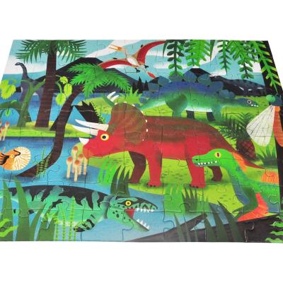 China Wholesale Dinosaur World Cartoon Toy Manufacturers Dinosaur Jigsaw Puzzle For Kids Toys for sale