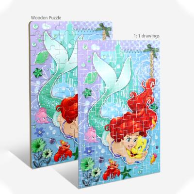 China Wholesale Environmental Kids Games Personalized Custom Paper 60 100 200 Piece Educational Puzzles for sale