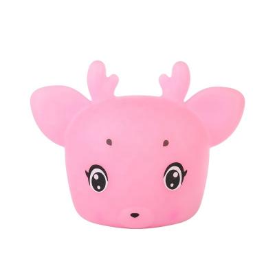 China Factory direct sales USB bedroom cartoon deer night fill light change colors new for kids bedside sleep lamp kids creative gift for sale