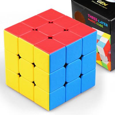 China Magnetic Maker Well Made Magic Cubes Building Blocks Design 3x3 High Speed ​​Cube Magic Cube for sale