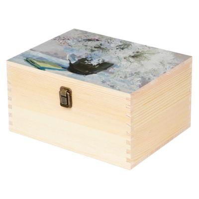 China Handmade wholesale high quality wooden box for gift jewelry storage box for sale