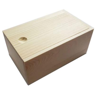 China Factory handmade wholesale quality wooden storage box with lid display craft box for sale