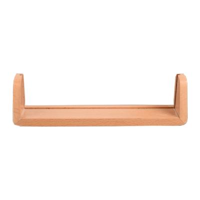 China Eco-Friendly High Quality Home Decoration Photo Frame With U Shaped Modern Wood Unique Bracket Stand for sale