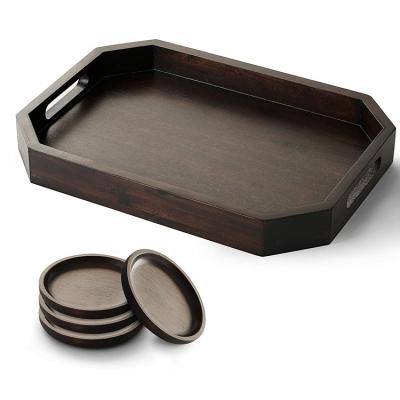 China High Quality Wholesale Eco-friendly Tray Wood Designs Sale Wooden Trays Export for sale