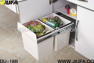 China Viable plastic trash can for the cabinet for sale