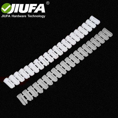 China For Screw Installation JIUFA Furniture Hardware Fitting Ball Form Joint Connector Row Plastic Expanding Nylon Finger Joint Nut for sale