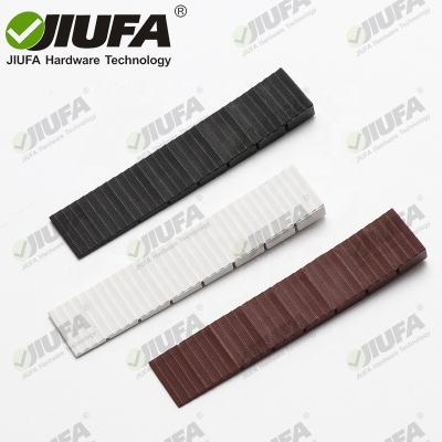 China Adjusting JIUFA Level Furniture Fitting Furniture Wedge Leveler in Three Colors Adjusting Level Protection for sale