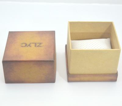 China Recycled Materials Custom Gift Box For Watch , Kraft Paper Box Packaging , Watch Box Packaging for sale